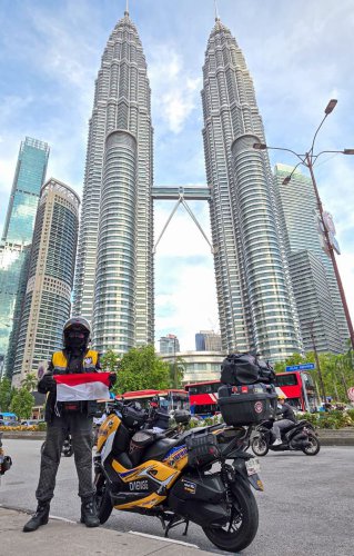 Cerita Bikers Touring ke Makkah Naik Xmax, Ungkap Rute Paling Ramah dan Paling Bahaya
