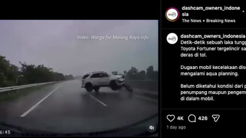 Pelajaran dari Kecelakaan Fortuner Melintir hingga Terguling di Tol