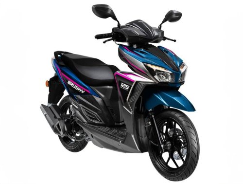Kawasaki, Honda, Kawasaki Segarkan Brusky 125, Skutik Entry Level Pesaing Honda Vario