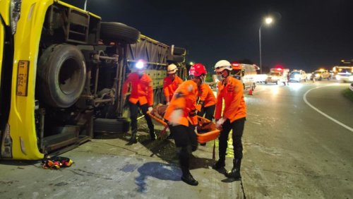 Kecelakaan Maut Bus PO Cahaya Trans di Krapyak Gegara Sopir Ngantuk?