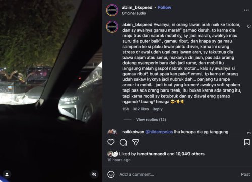 Lagi-lagi Mobil Lawan Arah, Ujung-ujungnya Diamuk Massa