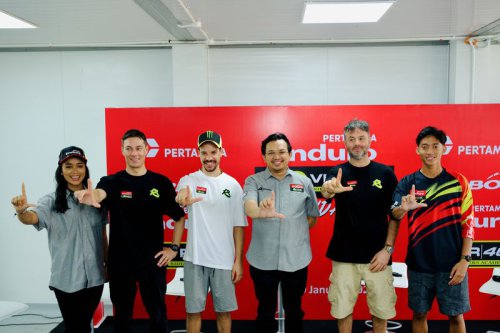 Begini Kata-kata Valentino Rossi Usai Tiba di Sirkuit Mandalika