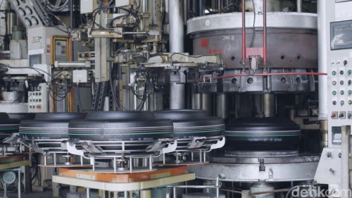 Intip Dapur Produksi Ban Mobil Bridgestone