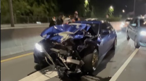 Kebut-kebutan di Tol JORR, Endingnya Pajero Sport-BMW Ringsek!