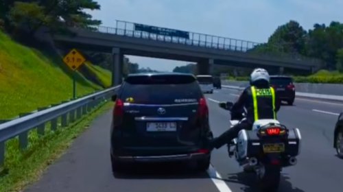 Cerita Polisi Setut Avanza yang Mogok di Tol Cipali