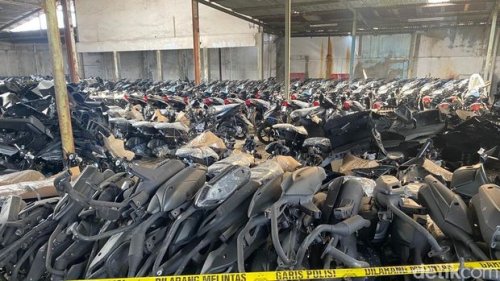 Asal Usul Ribuan Motor di Jaksel yang Mau 'Dimutilasi' dan Diekspor ke Afrika