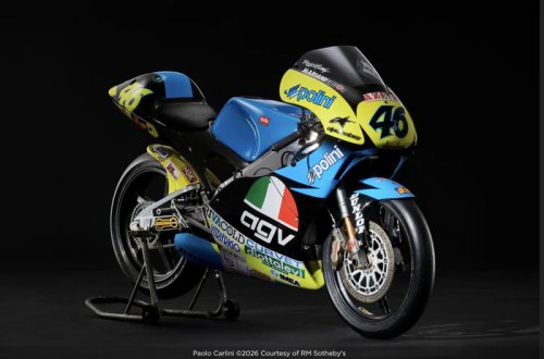 Motor yang Pernah Dipakai Rossi Balapan di Sentul Dilelang
