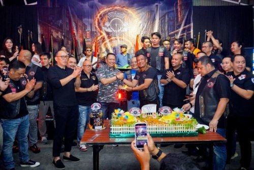 Hadiri HUT Ke-8 Motor Besar Indonesia, Bamsoet Tekankan Peran Brotherhood