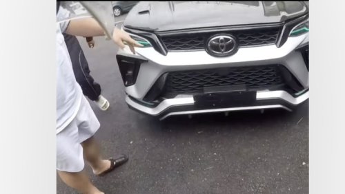 Fortuner Terciduk Tak Pakai Pelat Nomor Depan, Alasannya Jatuh-jatuhan