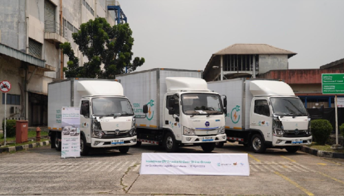 Seirit Ini Kirim-kirim Barang Pakai Truk Listrik