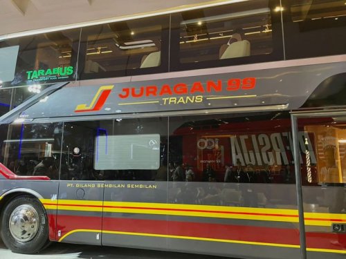 Bus Terbaru Juragan99 Trans Meluncur, Punya Bioskop Berjalan