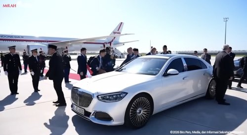 Mobil Mewah Tunggangan Prabowo saat Kunjungan ke Paris