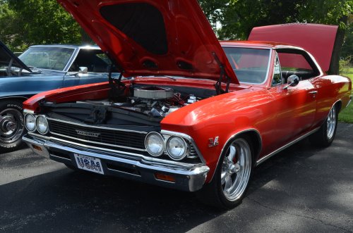 Hot Summer Day for the Bethel Baptist Church Car Show