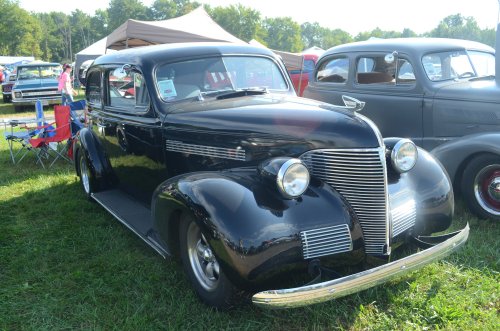 Old Cars Among the Old Cars at the Pumpkin Run