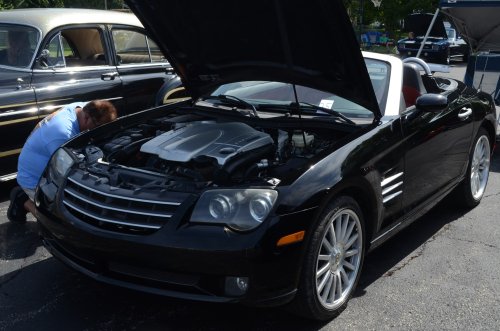 Hot Summer Day for the Bethel Baptist Church Car Show