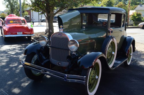 Really Old Cars Rolled to the Hill