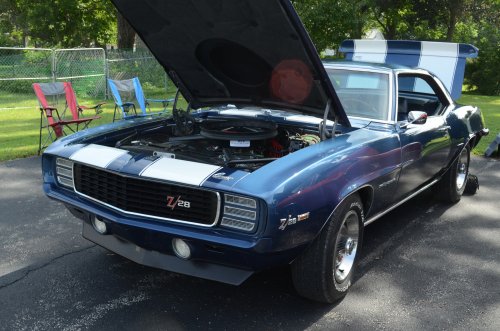 Hot Summer Day for the Bethel Baptist Church Car Show
