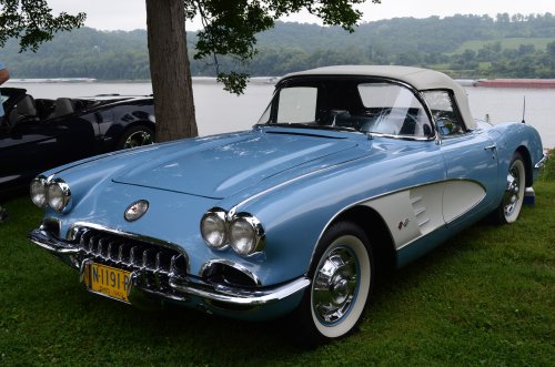 Corvettes Joined in to go Rollin' On the River