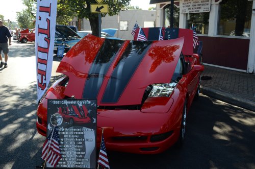 Corvettes Powered to the Hill