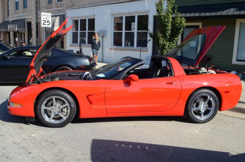 Corvettes Sailed into Batavia for the Downtown Throwdown