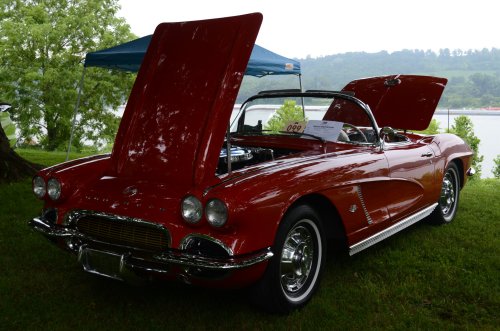 Corvettes Joined in to go Rollin' On the River