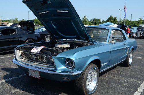 Mustangs Rode to Back the Heroes