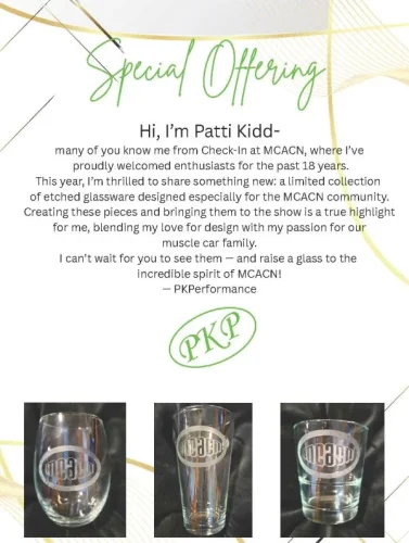 Thank You for submitting an application to the Muscle Car and Corvette Nationals Show