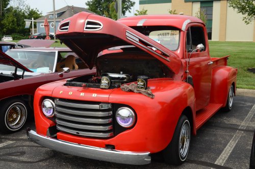 Trucks Rolled Into Sycamore