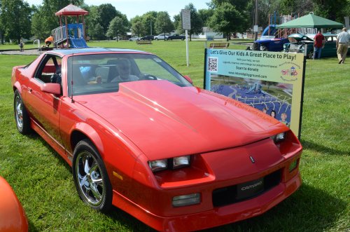 Finishing Up the Shine in the Park Car Show