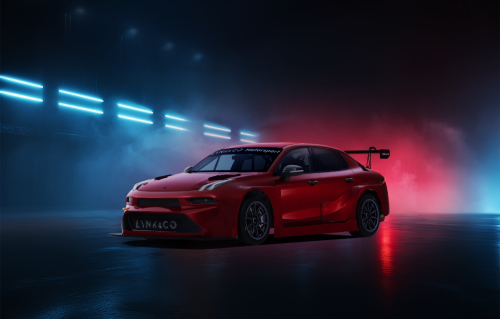 Lynk Co, Lynk & Co 03 with 268 hp gets a large carbon fiber adjustable spoiler in China