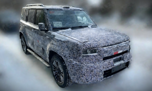 GWM Haval’s boxy flagship SUV spied with LiDAR roof, six‑seat layout, launch due 2026