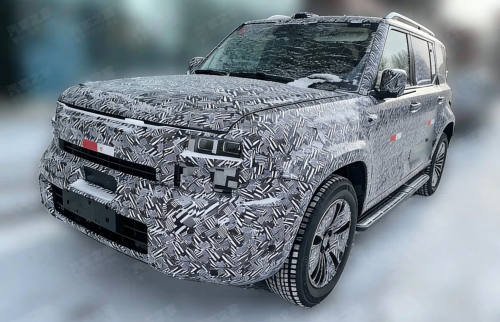 GWM Haval’s boxy flagship SUV spied with LiDAR roof, six‑seat layout, launch due 2026