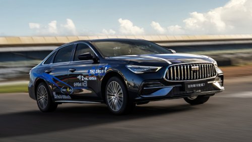 Geely, Chinese Geely Starshine 7 sedan hit Silverstone F1 Circuit and began mass production