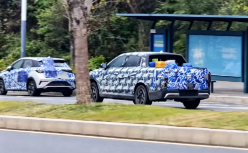 BYD pickup spotted testing in China as factory approval signals launch prep