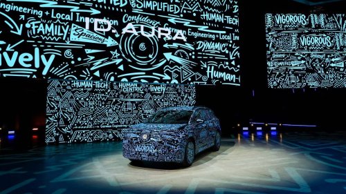 Volkswagen, SUV, Xpeng, Volkswagen reveals the ID. Aura T6 electric SUV with Xpeng tech on board