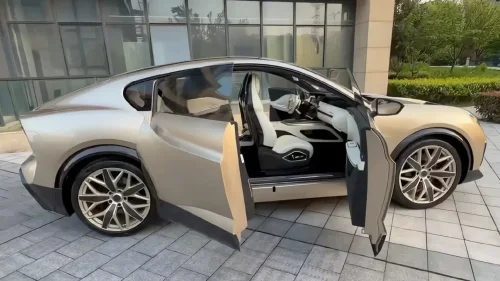 SUV, Prototype of the Dreame Nebula 01X electric SUV revealed interior in China