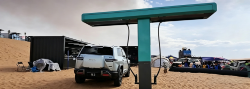 BYD, BYD proves flash charging at remote desert site as network tops 5,715 stations in China