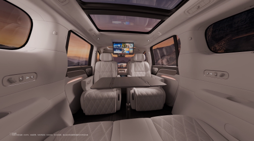 Leapmotor’s minivan D99 interior images released: featuring rotating seats