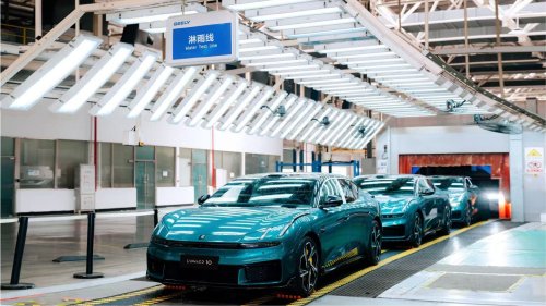 Lynk Co, First Lynk & Co 10 rolled off production line in China as BEV sedan readies for launch