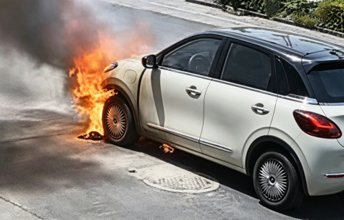 Wuling Binguo catches fire while parked in during May Day Holiday, reports say