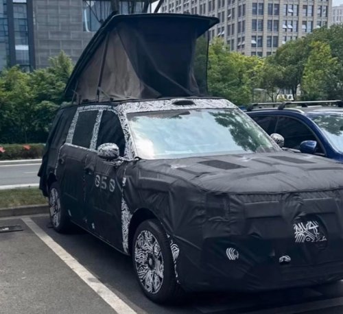 Xiaomi, SUV, Xiaomi’s first full-size SUV: Sky Nomad N90 spotted in China, 500+km EREV with built-in tent