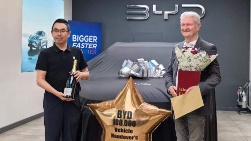 BYD, BYD secured 5% of the UK market share, according to Executive VP