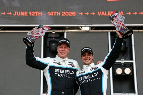 Geely Cyan Racing dominates Spanish track debut with new Preface TCR platform