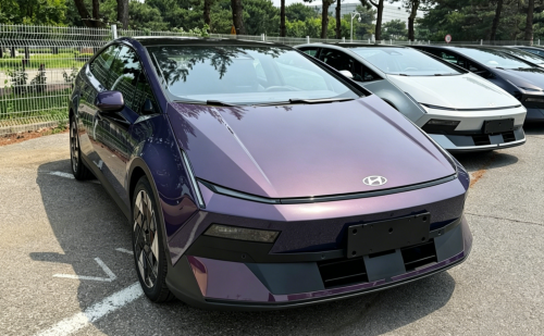 Hyundai, Hyundai Ioniq V spotted in China: 4.9 m fastback EV with frameless doors and 800V system