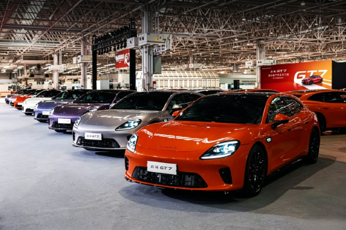 Huawei, GAC, Huawei-GAC Aistaland GT7 rolls off production-line before June 26 launch