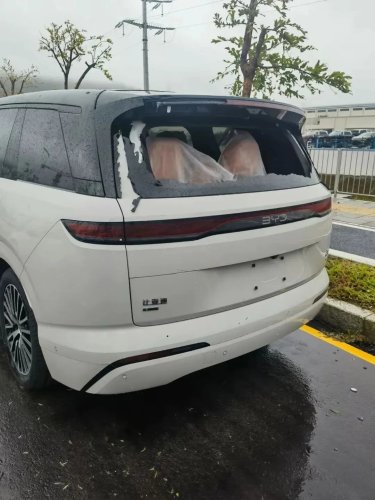 BYD, BYD Tang, BYD’s Shenzhen base hit by Typhoon Noul, Da Tang & Ti7 deliveries delayed