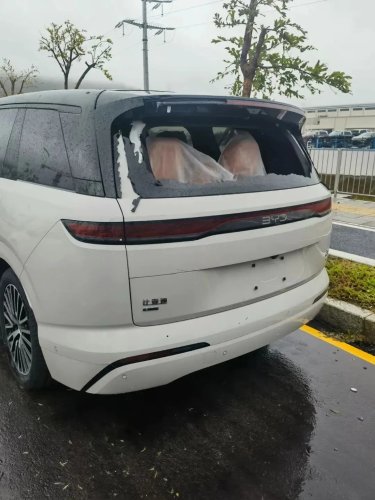 BYD, BYD Tang, BYD’s Shenzhen base hit by Typhoon Noul, Da Tang & Ti7 deliveries delayed
