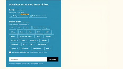 CarNewsChina introduces smart newsletter for its readers [new CNC feature]