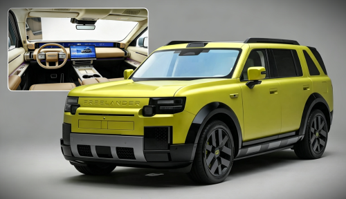Freelander 8 interior goes beyond 46-inch display with Snapdragon 8397 ahead of August launch