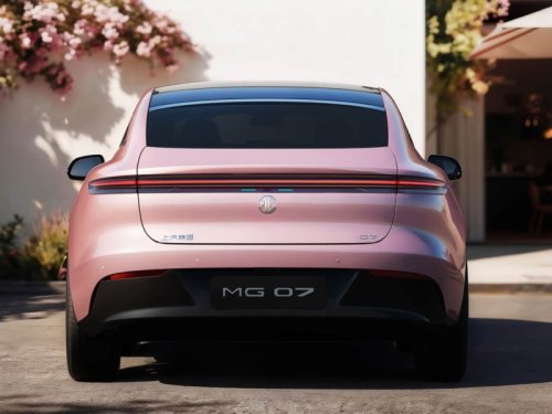 MG, MG 07 rolls off production line featuring 650 km electric range